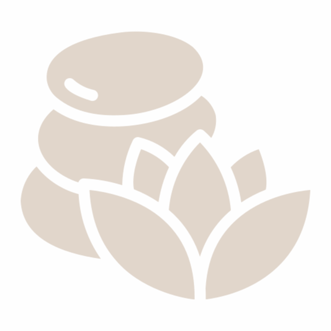 Zen stones with lotus flower